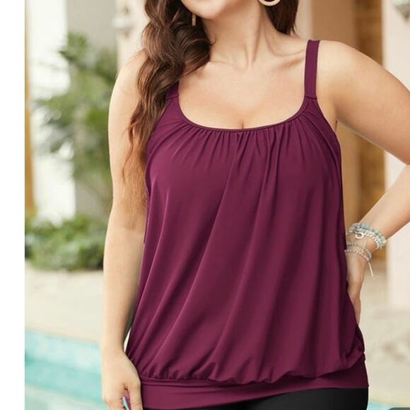 *NWT* BloomChic Swim Tankini Top- Size 26 - Picture 3 of 5